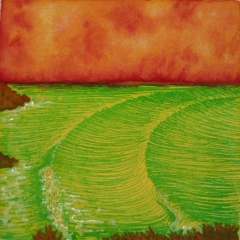 LinesWatercoloredEtching
