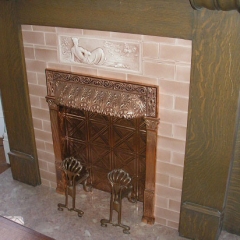 6)PineFireplace